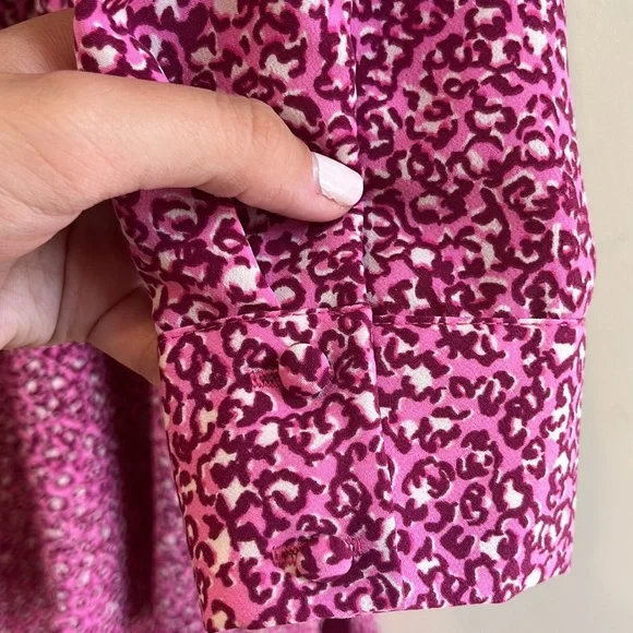 Who What Wear Pink Leopard Dress - Picture 6 of 8